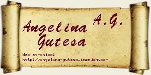 Angelina Guteša vizit kartica